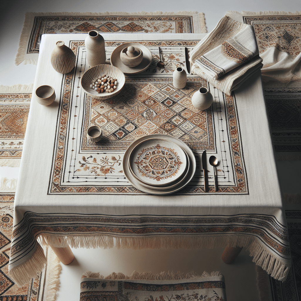 Isfahan Blockprint Tablecloth