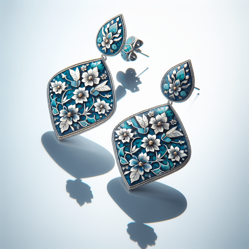 Isfahan Minakari Earrings